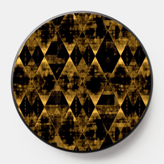 Erratic Gold and Black Diamonds PopSocket (Popsocket)
