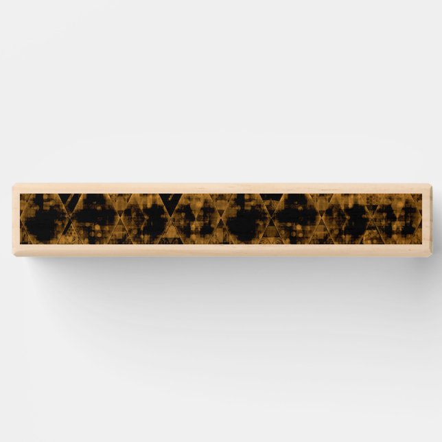 Erratic Gold and Black Diamonds Topple Tower (Front)