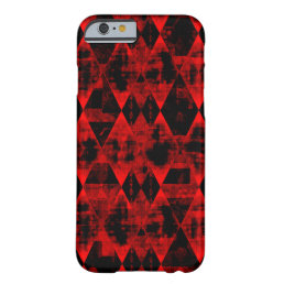 Erratic Red and Black Diamond Wonder Barely There iPhone 6 Case