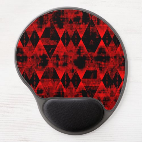 Erratic Red and Black Diamond Wonder Gel Mouse Pad