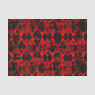 Erratic Red and Black Diamond Wonder Tissue Paper