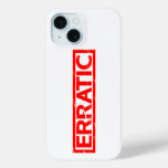 Erratic Stamp iPhone 15 Case