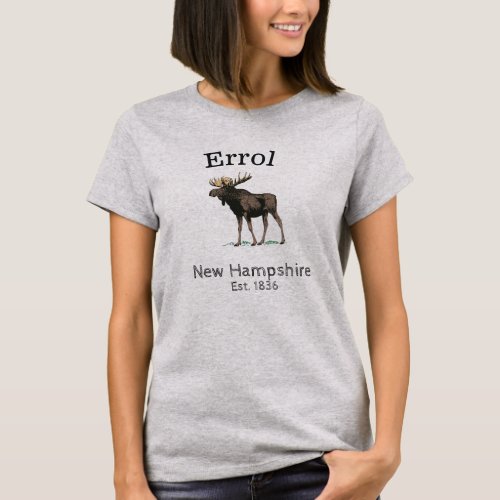 Errol New Hampshire Moose womens T_Shirt