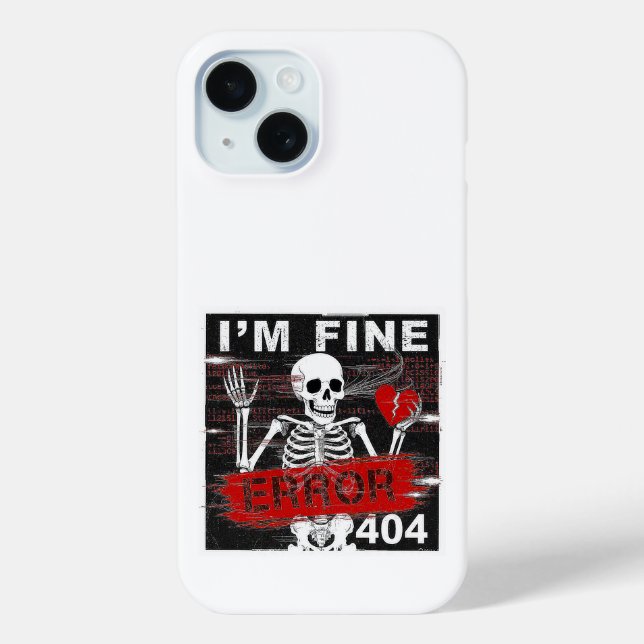  Error 404 Case-Mate iPhone Case (Back)
