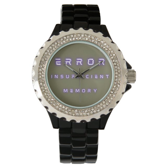 error insufficient memory watch (Front)
