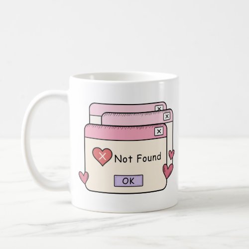 Error Love Not Found Coffee Mug