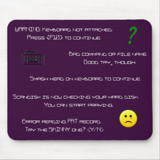 Error Messages mousepad