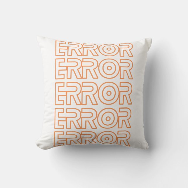 error throw pillow (Front)