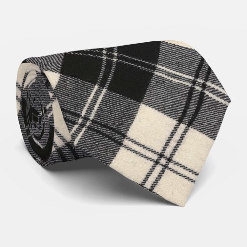 Erskine Black and White Original Scottish Tartan Tie