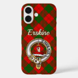 Erskine Clan Badge &amp; Tartan iPhone / iPad case
