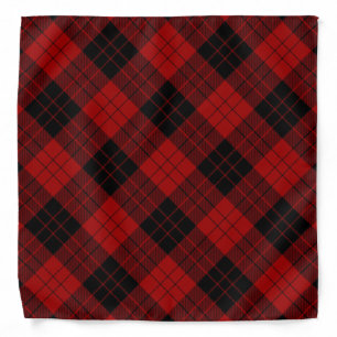 Erskine (Paton) Tartan Scottish Plaid Pattern Bandana