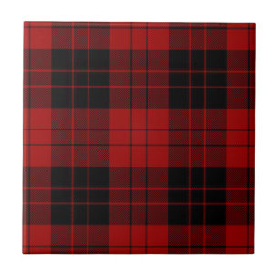 Erskine (Paton) Tartan Scottish Plaid Pattern Ceramic Tile