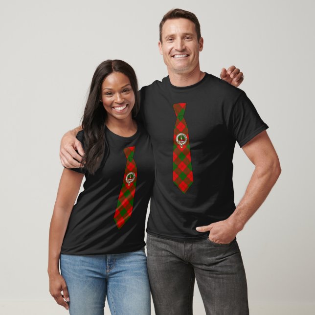Erskine Tartan Necktie T-Shirt w/Badge (Unisex)