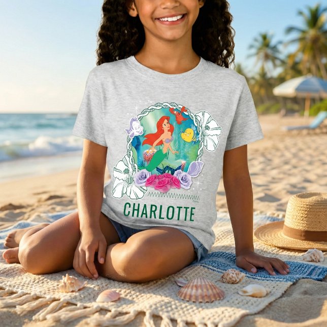 ersonalized Disney Little Mermaid Ariel & Friends T-Shirt (Creator Uploaded)