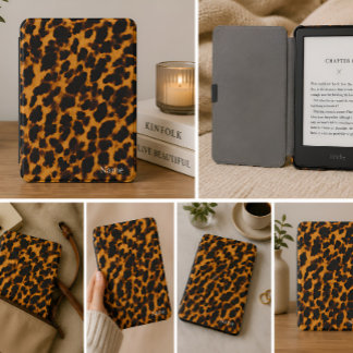 ersonalized Tortoiseshell Kindle Case with Name