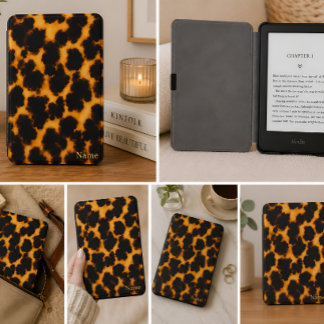 ersonalized Tortoiseshell Kindle Case with Name
