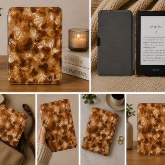 ersonalized Tortoiseshell Kindle Case with Name