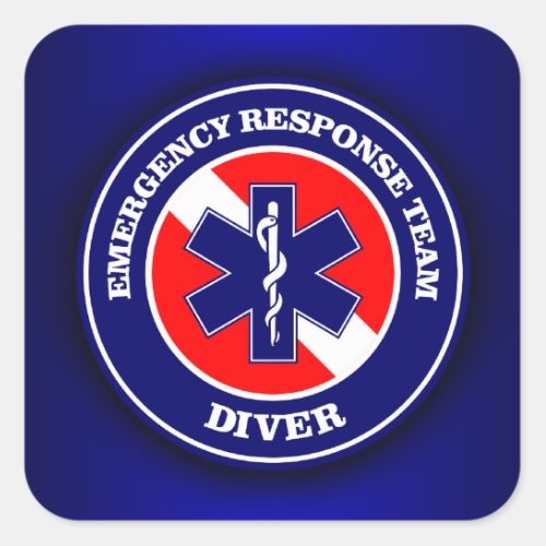 ERT Diver Square Sticker