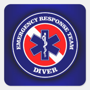 ERT Diver Square Sticker