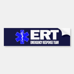 ERT -Emergency Response Team Bumper Sticker