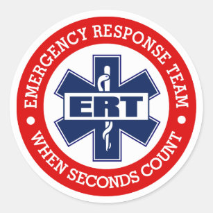 ERT Emergency Response Team Classic Round Sticker