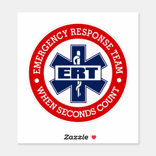 ERT Emergency Response Team Sticker