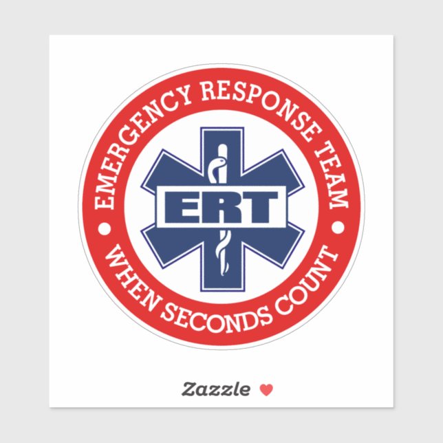 ERT Emergency Response Team Sticker (Sheet)