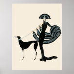 Erté - At the Theatre Suite, Symphony in Black Poster