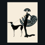 Erté - At the Theatre Suite, Symphony in Black Poster<br><div class="desc">Erté - At the Theatre Suite, Symphony in Black</div>