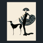 Erté - At the Theatre Suite, Symphony in Black Poster<br><div class="desc">Erté - At the Theatre Suite,  Symphony in Black</div>