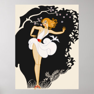 Erté - Charnos Poster