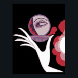 Erté - Compact Vanities, 1974 [Black] Poster<br><div class="desc">Erté - Compact Vanities,  1974 [Black]</div>
