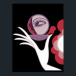 Erté - Compact Vanities, 1974 [Black] Poster<br><div class="desc">Erté - Compact Vanities,  1974 [Black]</div>