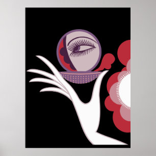 Erté - Compact Vanities, 1974 [Black] Poster
