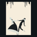 Erté - Figures Dancing Poster<br><div class="desc">Erté - Figures Dancing</div>