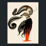 Erté - Flames of Love Poster<br><div class="desc">Erté - Flames of Love</div>