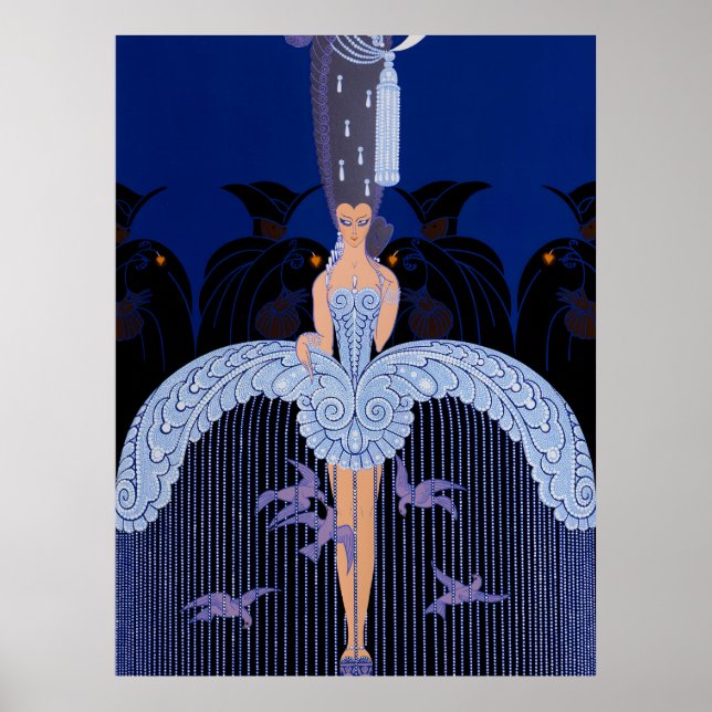 Erté - Her Secret Admirers Poster (Front)