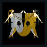 Erté - Legends Suite, Sisters [Night Version] Poster<br><div class="desc">Erté - Legends Suite,  Sisters [Night Version]</div>