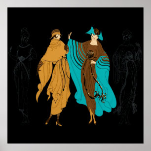 Erté - Metropolis Suite, On The Avenue Poster