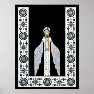 Erté - The Jeweled Gown Suite, Byzantine Poster