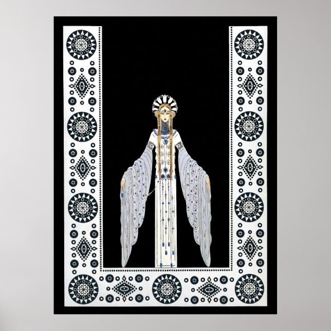 Erté - The Jeweled Gown Suite, Byzantine Poster (Front)