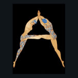 Erté - The Letter A from the Alphabet Suite, 1976 Poster<br><div class="desc">Erté - The Letter A from the Alphabet Suite,  1976</div>