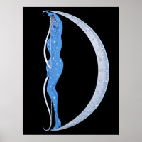 Erté - The Letter D from the Alphabet Suite, 1976