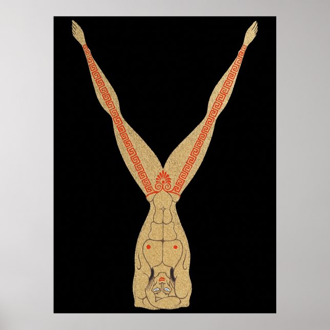 Erté - The Letter Y from the Alphabet Suite, 1976 Poster (Front)