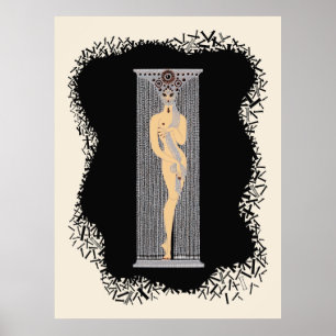 Erté - The Numerals Suite, The Number 1 Poster