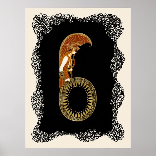 Ert _ The Numerals Suite The Number 6 Poster