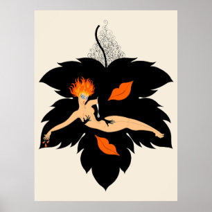 Erté - The Seven Deadly Sins Suite, Lust Poster