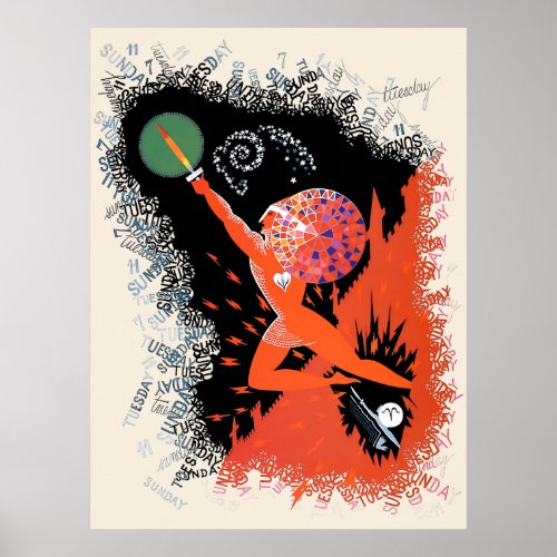Ert _ The Zodiac Suite Aries Poster