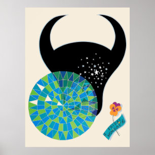Erté - The Zodiac Suite, Taurus Poster