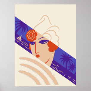 Erté - Winter Resorts Poster